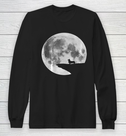Funny Corgi Moon Shirt _ Funny Dog Breed Halloween Tee.K4S2TMUGC0 Long Sleeve T-Shirt