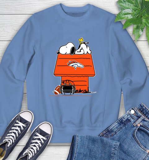 Denver Broncos NFL Football Snoopy Woodstock The Peanuts Movie Sweatshirt 11