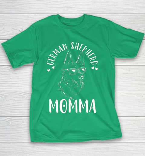 Dog Mom Shirt German Shepherd Momma Dog Mom Mama Gift Youth T-Shirt 3