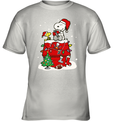 A Happy Christmas With Tampabay Buccaneers Snoopy Shirts Youth T-Shirt
