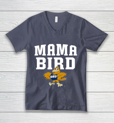Oral Roberts Golden Eagles Mama Mascot V-Neck T-Shirt 7