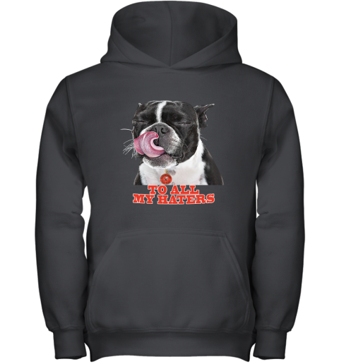 Cleveland Browns To All My Haters Dog Licking Youth Hoodie