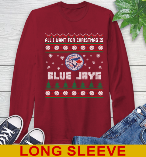 MLB All I Want For Christmas Is Toronto Blue Jays Baseball Sports 63