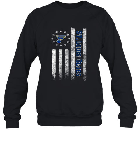 NHL American Flag Hockey Sports St.Louis Blues Sweatshirt