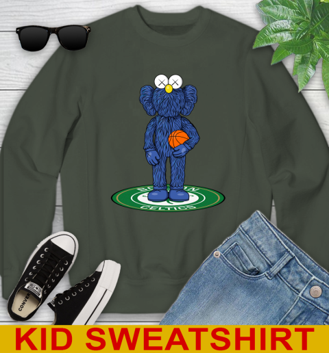 NBA Basketball Boston Celtics Kaws Bff Blue Figure Shirt Youth Sweatshirt 10 NBA Basketball Boston Celtics Kaws Bff Blue Figure Shirt Youth Sweatshirt - Image 10