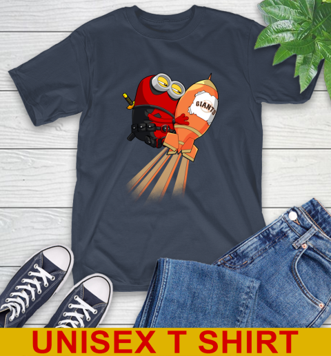 MLB Baseball San Francisco Giants Deadpool Minion Marvel Shirt T-Shirt 3
