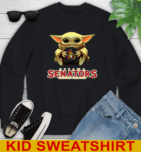 NHL Hockey Ottawa Senators Star Wars Baby Yoda Shirt 114