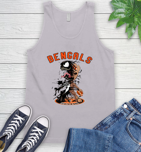 NFL Cincinnati Bengals Football Venom Groot Guardians Of The Galaxy Tank Top 4