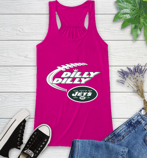 NFL New York Jets Dilly Dilly Football Sports Racerback Tank 8
