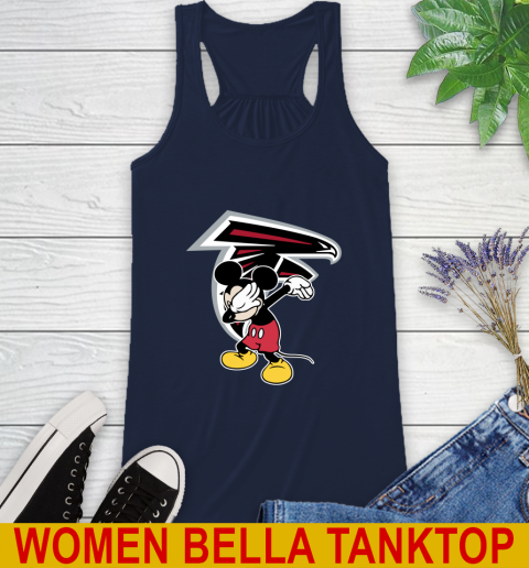 Atlanta Falcons NFL Football Dabbing Mickey Disney Sports Racerback Tank 11