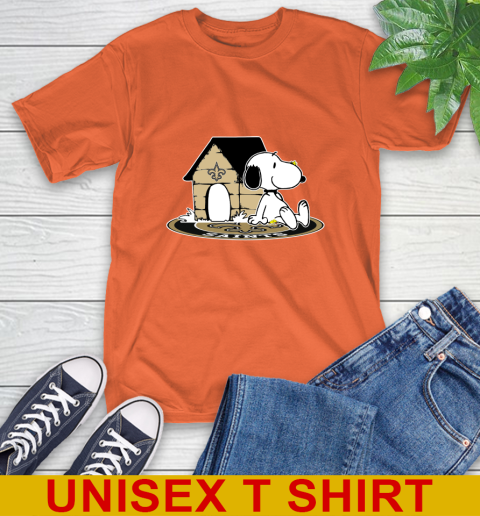 NFL Football New Orleans Saints Snoopy The Peanuts Movie Shirt T-Shirt 5