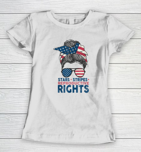 American Flag Stars Stripes Reproductive Rights Women's T-Shirt
