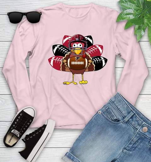 Atlanta Falcons Turkey Thanksgiving Day Youth Long Sleeve 10