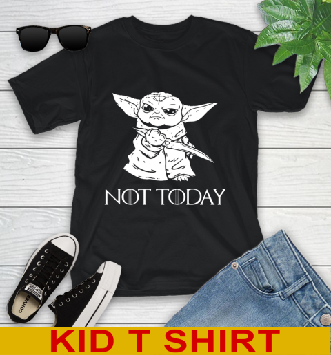 Not Today Game Of Thrones Star Wars Baby Yoda Shirt 97