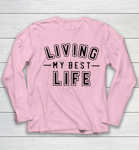 UNIVERSITY GOLD Living My Best Life Youth Long Sleeve 6