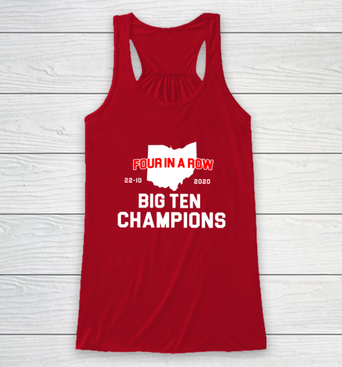 Big Ten Champions Four in a Row 2020 Racerback Tank 4