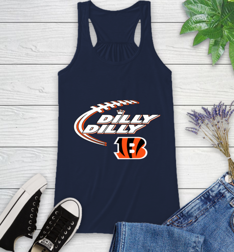 NFL Cincinnati Bengals Dilly Dilly Football Sports Racerback Tank 12