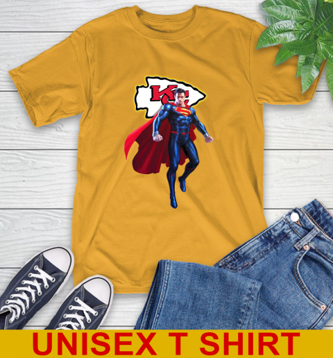 NFL Superman DC Sports Football Kansas City Chiefs T-Shirt 3