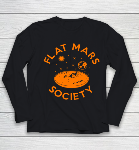 Flat Mars Society Shirt Youth Long Sleeve