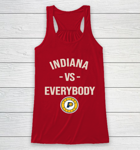 Indiana Pacers Vs Everybody Racerback Tank 4