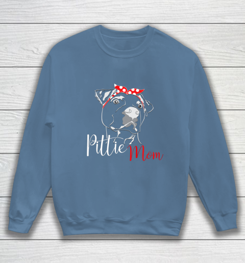 Dog Mom Shirt Pittie Mom T Shirt American Pitbull Shirt Dog Lover Sweatshirt 6