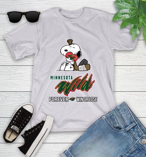 NHL The Peanuts Movie Snoopy Forever Win Or Lose Hockey Minnesota Wild 106