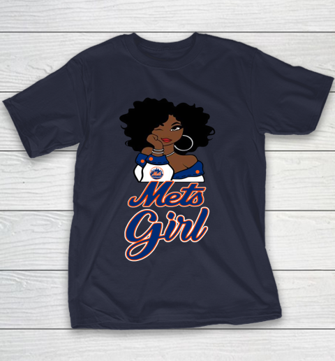 New York Metss Girl MLB Youth T-Shirt 4