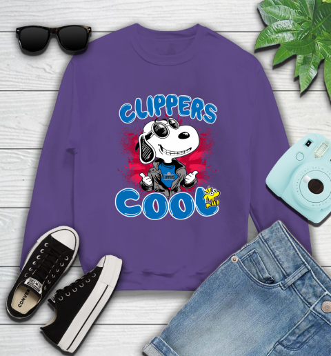 NBA Basketball LA Clippers Cool Snoopy Shirt Sweatshirt 4