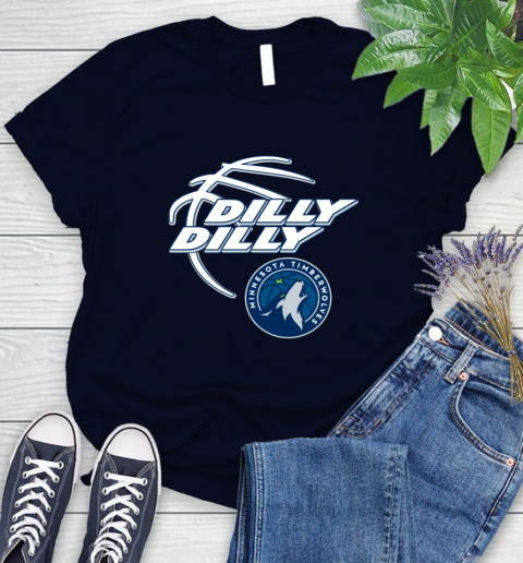 NBA Minnesota Timberwolves Dilly Dilly Basketball Sports Women's T-Shirt 3