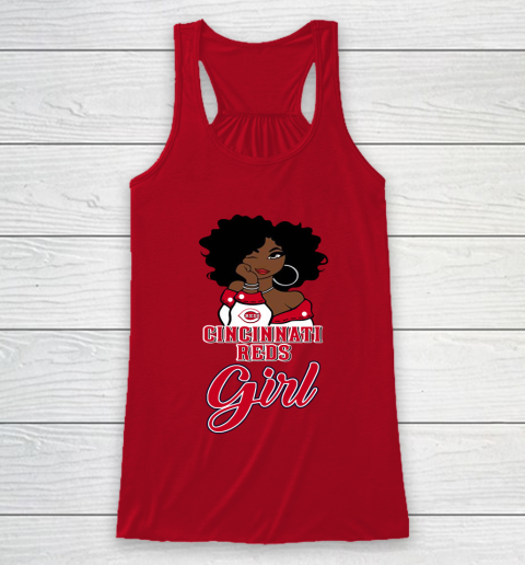 Cincinnati Reds Girl MLB Racerback Tank 5