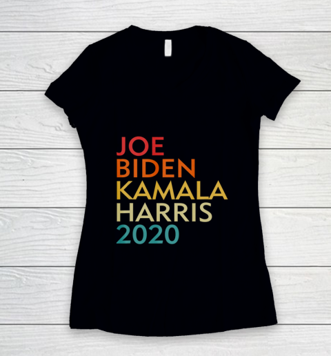 Joe Biden Kamala Harris 2020 Vintage Style Women's V-Neck T-Shirt