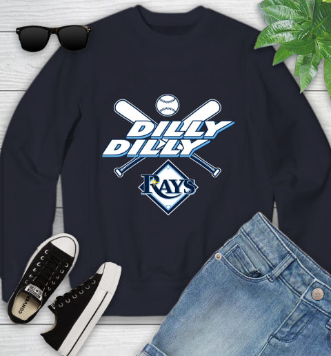 MLB Tampa Bay Rays Dilly Dilly Baseball Sports Youth Sweatshirt 3