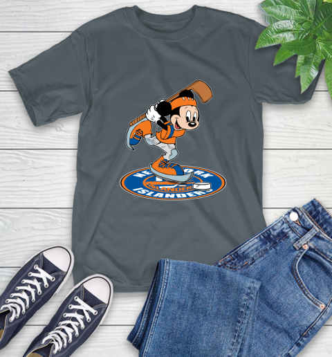 NHL Hockey New York Islanders Cheerful Mickey Disney Shirt T-Shirt 7