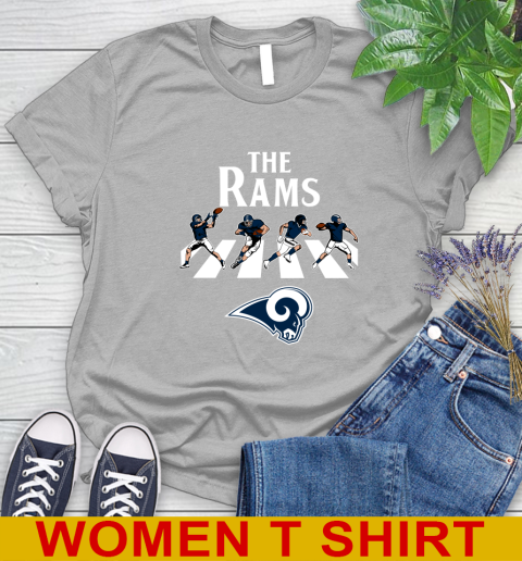 NFL Football Los Angeles Rams The Beatles Rock Band Shirt Women's T-Shirt 5