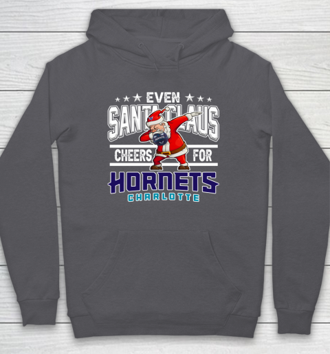 Charlotte Hornets Even Santa Claus Cheers For Christmas NBA Hoodie 5 Charlotte Hornets Even Santa Claus Cheers For Christmas NBA Hoodie - Image 5