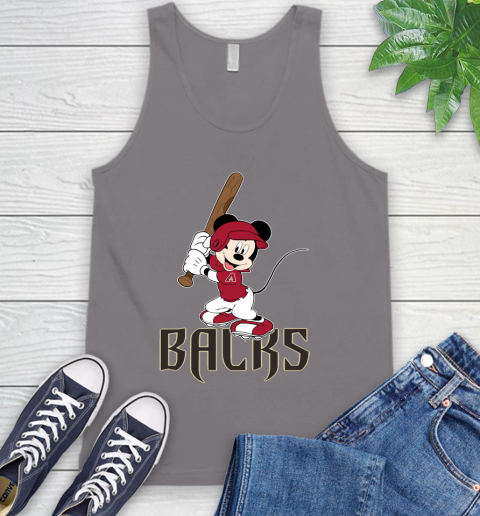 MLB Baseball Arizona Diamondbacks Cheerful Mickey Mouse Shirt Tank Top 7