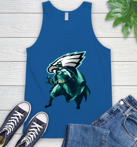 NFL Batman Football Sports Philadelphia Eagles Tank Top 5