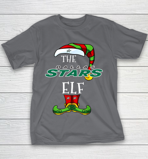 Dallas Stars Christmas ELF Funny NHL Youth T-Shirt 5