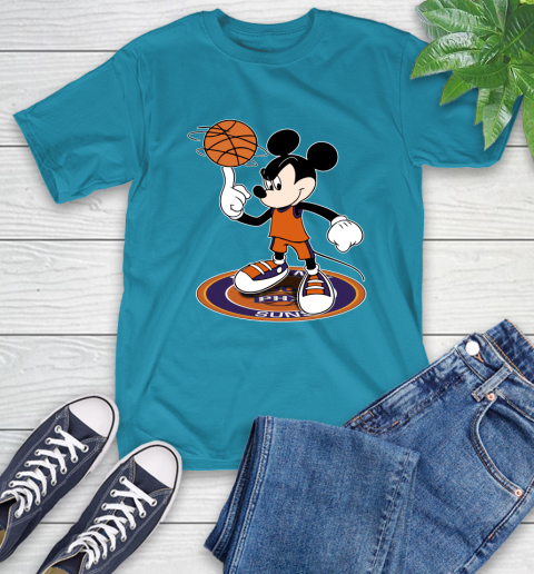 NBA Basketball Phoenix Suns Cheerful Mickey Disney Shirt T-Shirt 9