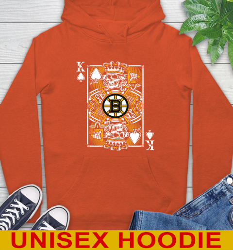 Boston Bruins NHL Hockey The King Of Spades Death Cards Shirt Hoodie 4