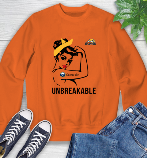 NHL Buffalo Sabres Girl Unbreakable Hockey Sports Sweatshirt 2