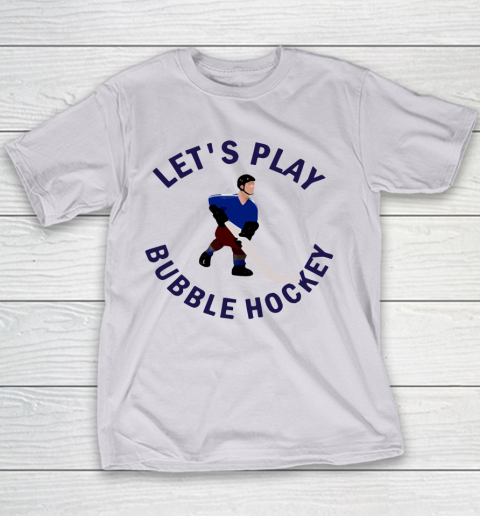 Bubble Hockey Let's Play Youth T-Shirt - Image 3