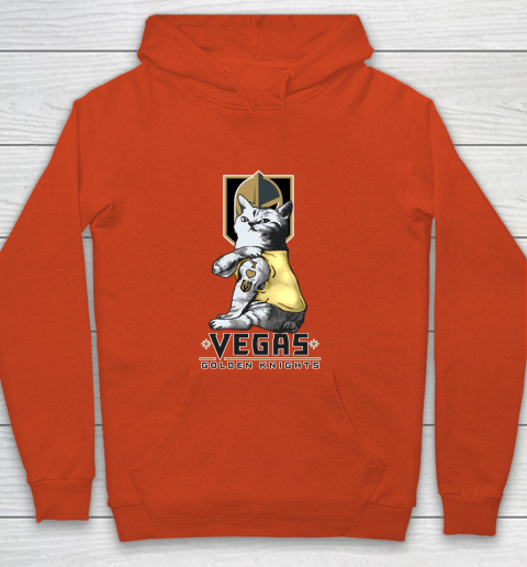 NHL My Cat Loves Vegas Golden Knights Hockey Youth Hoodie 3