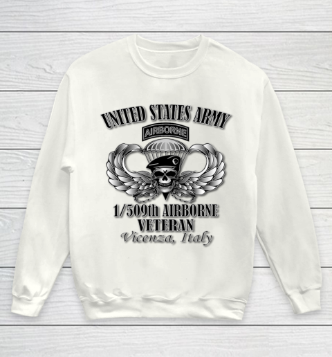Veteran Shirt 1 509th Airborne Veteran Youth Sweatshirt