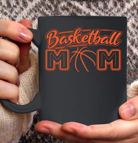 Mother's Day Funny Gift Ideas Apparel  Basketball Mom Mothers Day Gift Ball Mom T Shirt Ceramic Mug 11oz