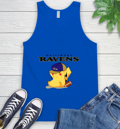 NFL Pikachu Football Sports Baltimore Ravens Tank Top 5