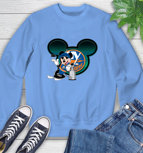 NHL New York Islanders Stanley Cup Mickey Mouse Disney Hockey T Shirt Sweatshirt 11
