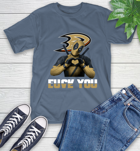 NHL Deadpool Love You Fuck You Hockey Sports T-Shirt 8
