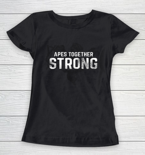 Apes Together Strong War Graphic Women's T-Shirt