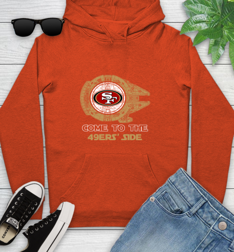 NFL Come To The San Francisco 49ers Star Wars Football Sports Youth Hoodie 4